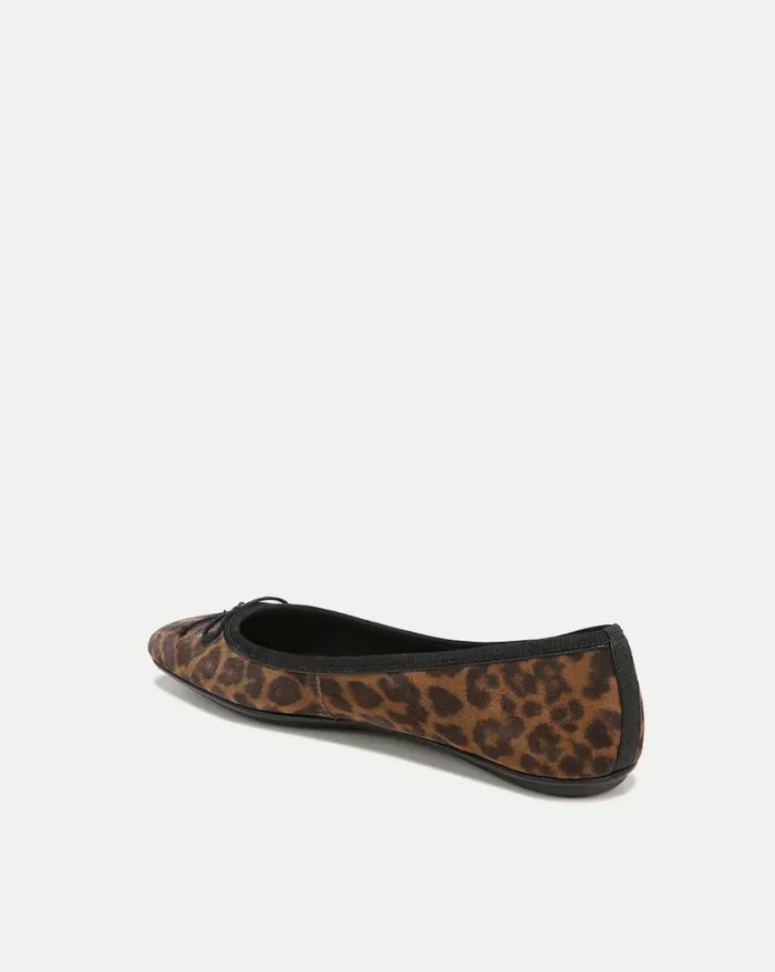 Flats and Loafers Shop Veronica Beard Beatrix Leopard Ballet Flat Leopard