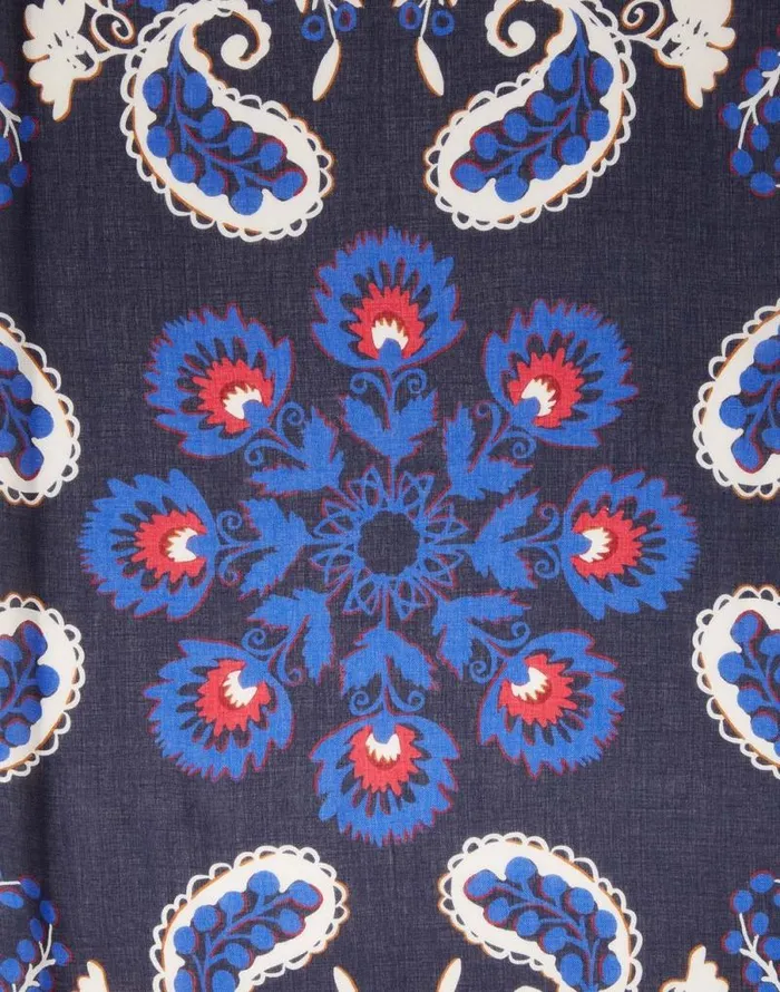 Forest Scarf 120X120 Forest Bandana Women La Double J Foulards and Scarves Forest Scarf 120X120 Forest Bandana Women La Double J Foulards and Scarves