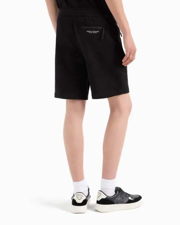 French Terry Shorts Black Men Armani Matching Sets French Terry Shorts Black Men Armani Matching Sets