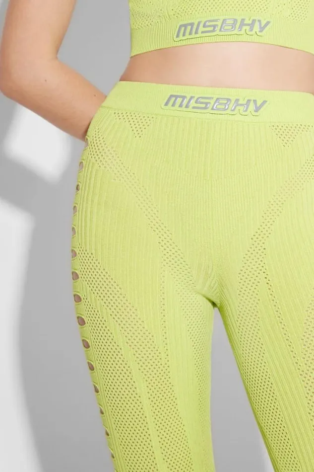 Future Sport Mesh Trousers Lime Women MISBHV Trousers