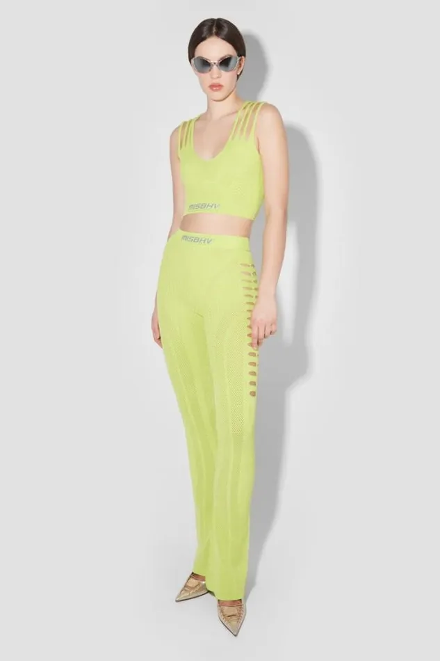 Future Sport Mesh Trousers Lime Women MISBHV Trousers