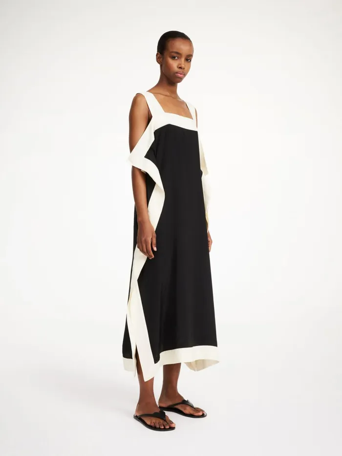 Gabrias Midi Dress Black Women By Malene Birger Dresses
