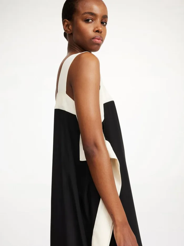 Gabrias Midi Dress Black Women By Malene Birger Dresses