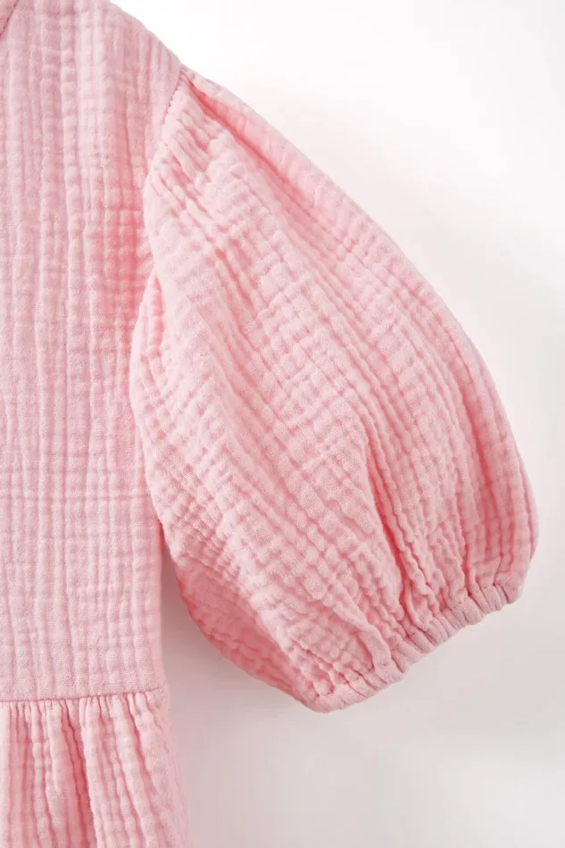 Georgia Short Sleeve Dress Blush Pink Girls Cotton On Dresses Georgia Short Sleeve Dress Blush Pink Girls Cotton On Dresses