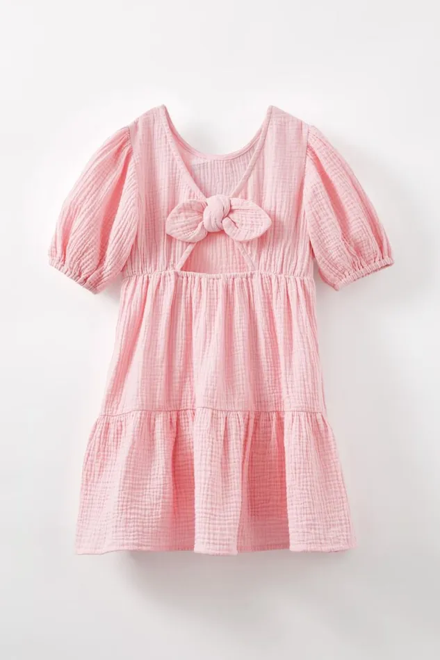 Georgia Short Sleeve Dress Blush Pink Girls Cotton On Dresses Georgia Short Sleeve Dress Blush Pink Girls Cotton On Dresses