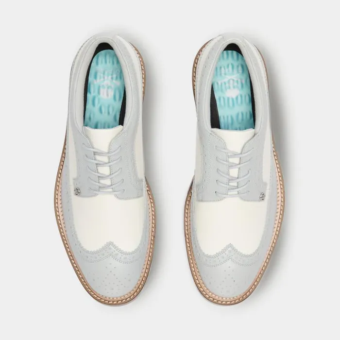 Golf Shoes Men GFORE GALLIVANTER LEATHER LUXE SOLE LONGWING GOLF SHOE Snownimbus Golf Shoes Men GFORE GALLIVANTER LEATHER LUXE SOLE LONGWING GOLF SHOE Snownimbus