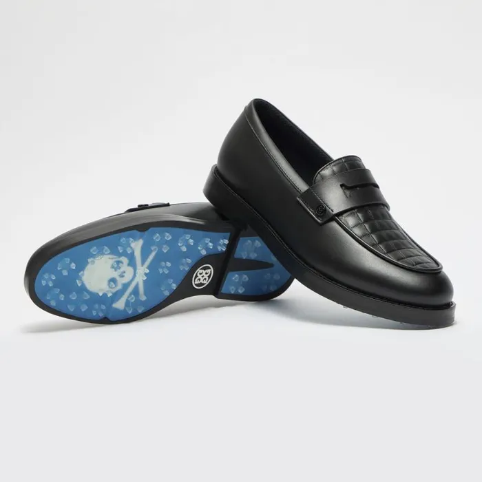 Golf Shoes Women GFORE GALLIVANTER QUILTED LEATHER LUXE SOLE GOLF LOAFER Onyx Golf Shoes Women GFORE GALLIVANTER QUILTED LEATHER LUXE SOLE GOLF LOAFER Onyx