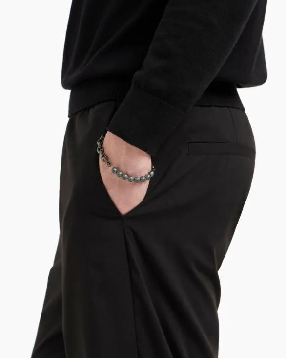 Gunmetal Hematite Chain Bracelet Multicolored Men Armani Jewelry Gunmetal Hematite Chain Bracelet Multicolored Men Armani Jewelry