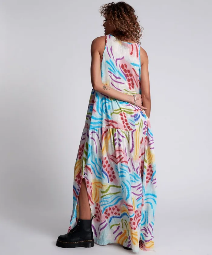 HAND PAINTED COSMIC GYPSY CHARMER DRESS Women One Teaspoon Midi and Maxi Dresses HAND PAINTED COSMIC GYPSY CHARMER DRESS Women One Teaspoon Midi and Maxi Dresses
