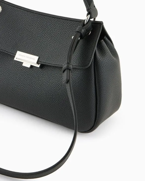 Handbag With Metal Details Black Women Armani Crossbody Bags Handbag With Metal Details Black Women Armani Crossbody Bags