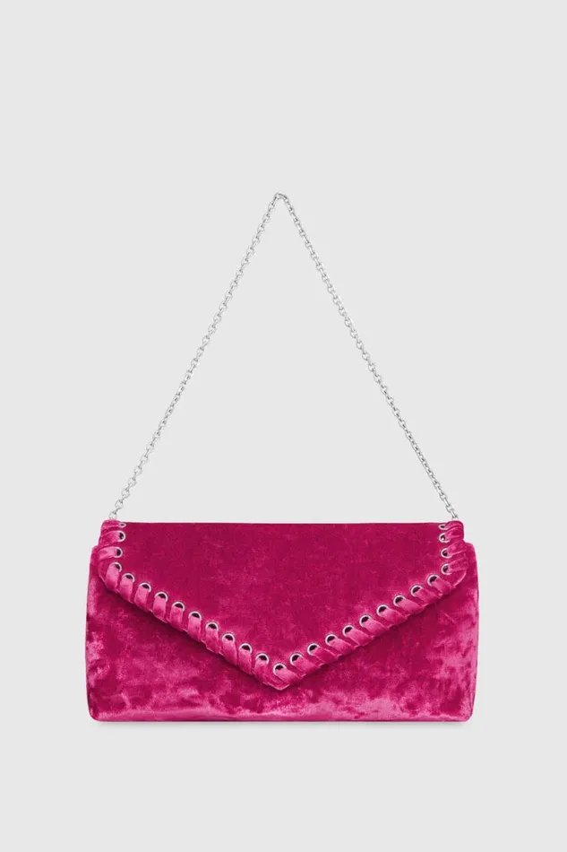 HandbagsAccessories Clutches Rebecca Minkoff Whip Clutch Hot Pink