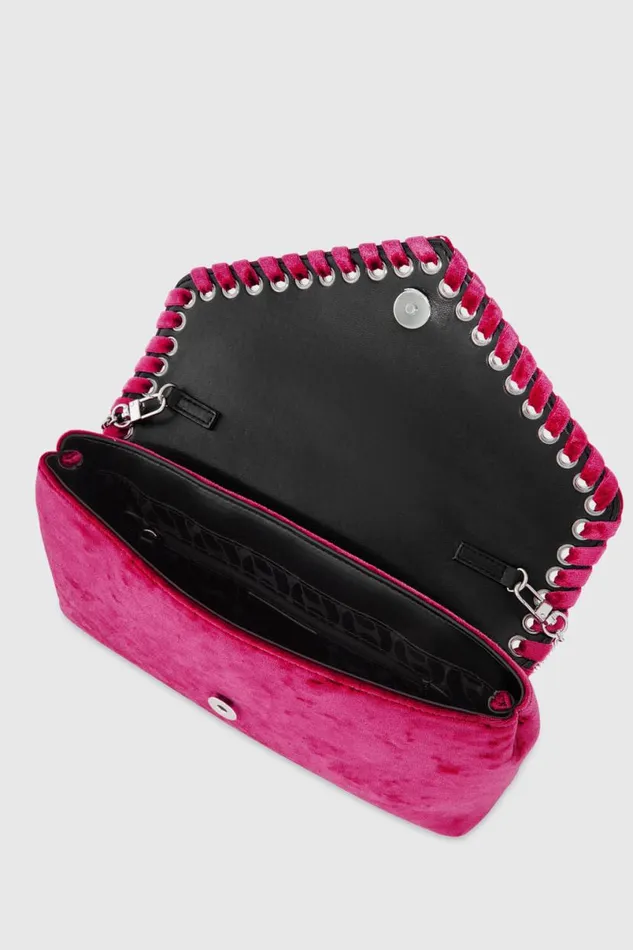 HandbagsAccessories Clutches Rebecca Minkoff Whip Clutch Hot Pink