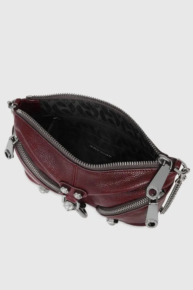 Handbags Crossbody Bags Rebecca Minkoff Mini Julian Crossbody Garnetgunmetal Handbags Crossbody Bags Rebecca Minkoff Mini Julian Crossbody Garnetgunmetal