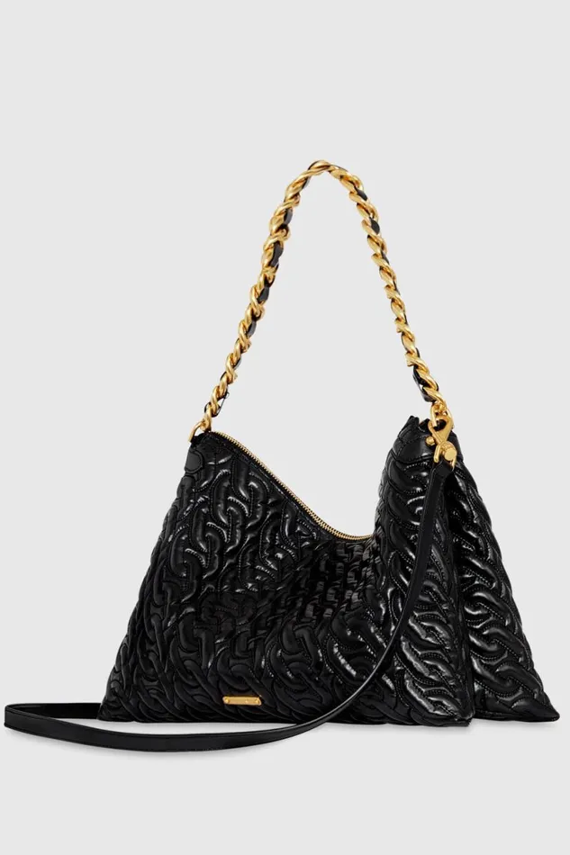 Handbags Shoulder Bags Rebecca Minkoff Chain Quilt Shoulder Bag Blackantique Brass Handbags Shoulder Bags Rebecca Minkoff Chain Quilt Shoulder Bag Blackantique Brass