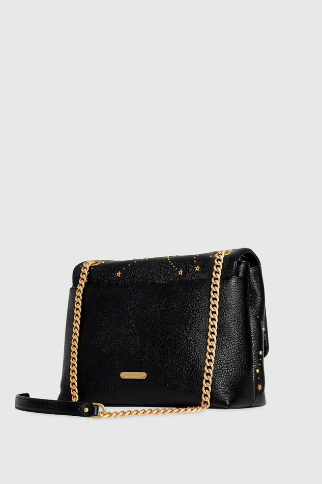 Handbags Shoulder Bags Rebecca Minkoff Edie Flap Shoulder With Celestial Studs Blackantique Brass Handbags Shoulder Bags Rebecca Minkoff Edie Flap Shoulder With Celestial Studs Blackantique Brass