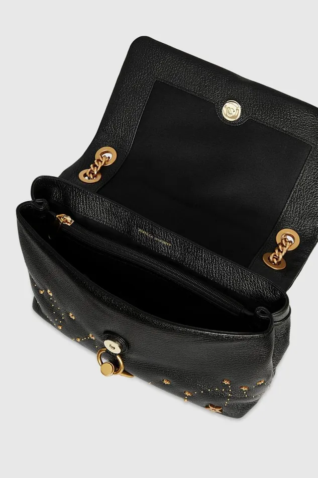 Handbags Shoulder Bags Rebecca Minkoff Edie Flap Shoulder With Celestial Studs Blackantique Brass Handbags Shoulder Bags Rebecca Minkoff Edie Flap Shoulder With Celestial Studs Blackantique Brass