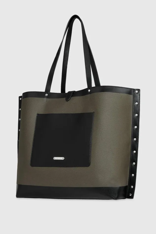 Handbags Tote Bags Rebecca Minkoff Megan Soft Large Tote Militarysilver