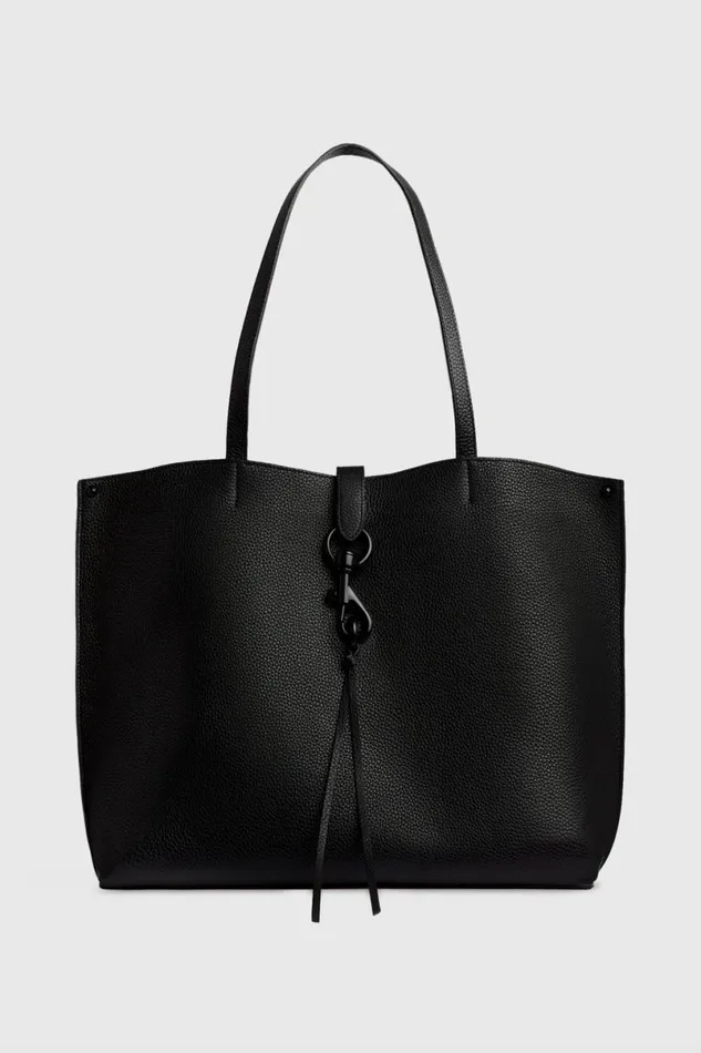 Handbags Tote Bags Rebecca Minkoff Megan Tote Blackblack Shellac
