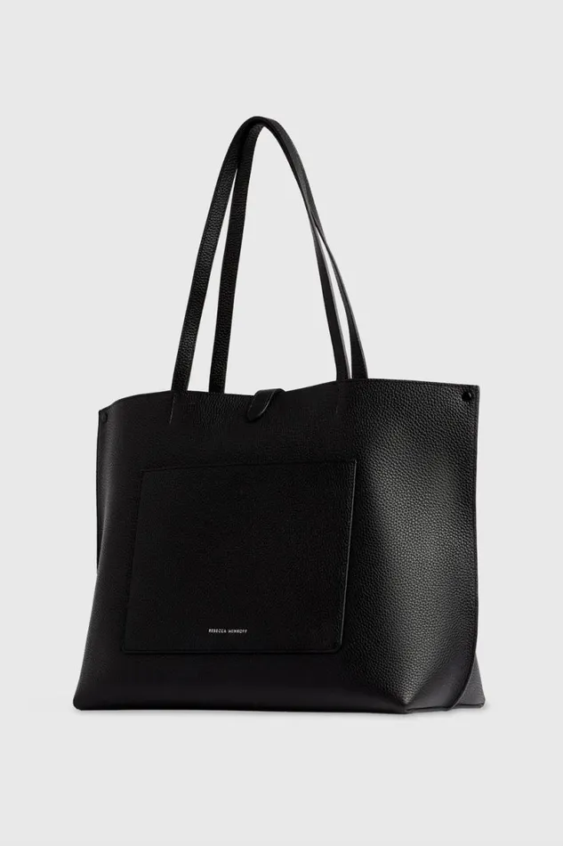 Handbags Tote Bags Rebecca Minkoff Megan Tote Blackblack Shellac