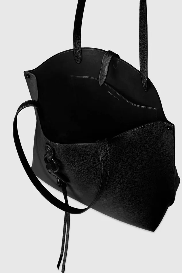 Handbags Tote Bags Rebecca Minkoff Megan Tote Blackblack Shellac