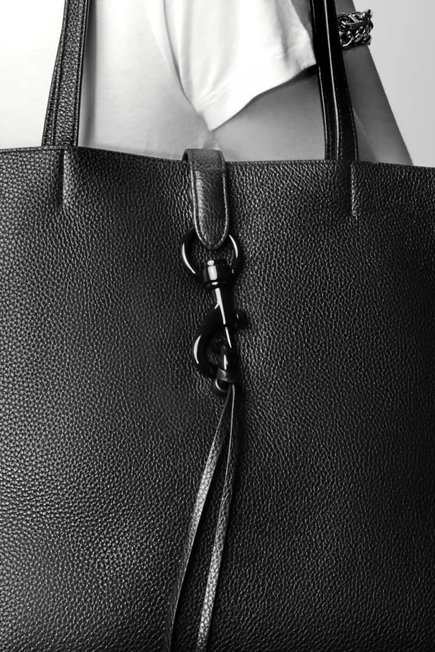 Handbags Tote Bags Rebecca Minkoff Megan Tote Blackblack Shellac