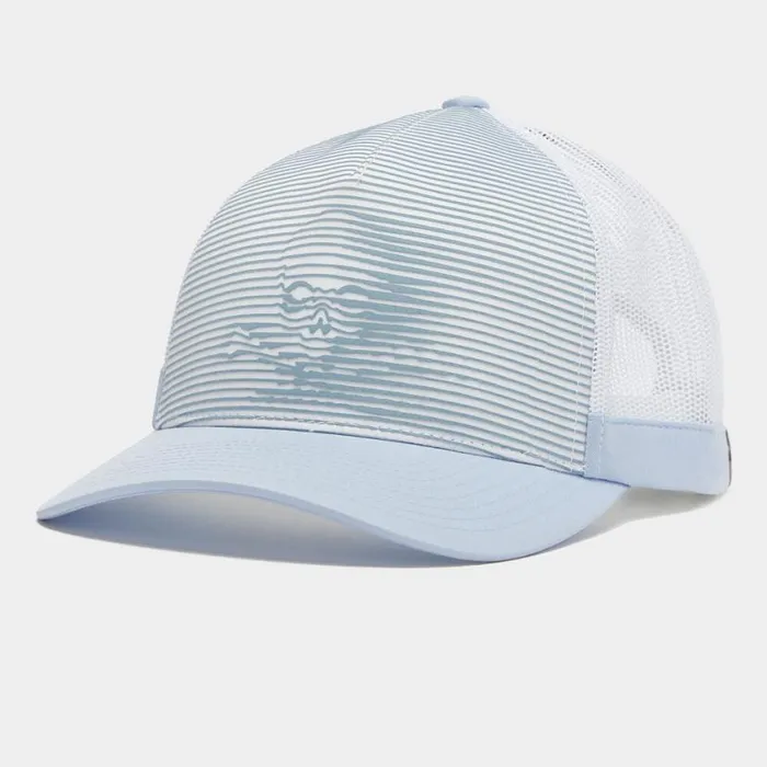 Hats Men GFORE 3D SKULL and T039S INTERLOCK KNIT TRUCKER HAT Drizzle
