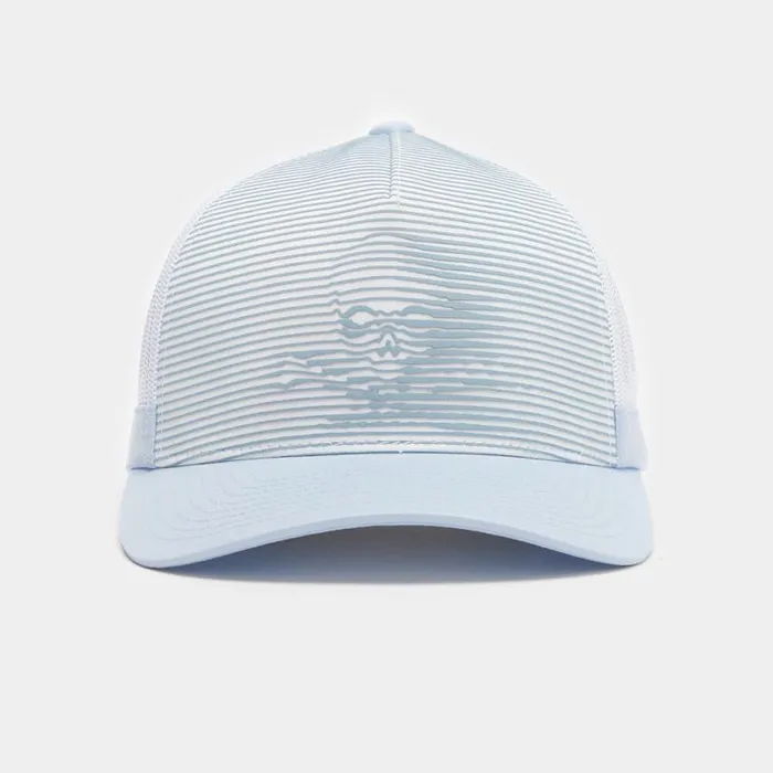 Hats Men GFORE 3D SKULL and T039S INTERLOCK KNIT TRUCKER HAT Drizzle