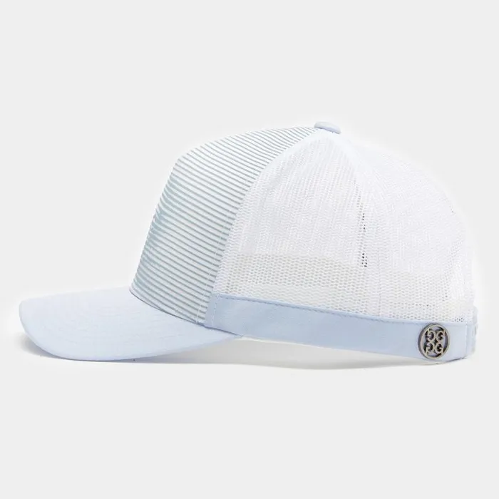 Hats Men GFORE 3D SKULL and T039S INTERLOCK KNIT TRUCKER HAT Drizzle