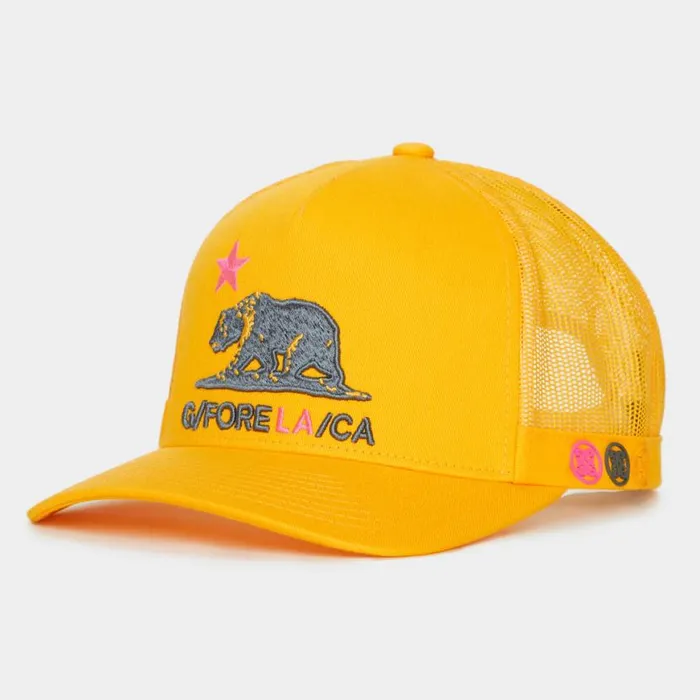 Hats MenWomen GFORE CALIFORNIA INTERLOCK KNIT TRUCKER HAT Fly