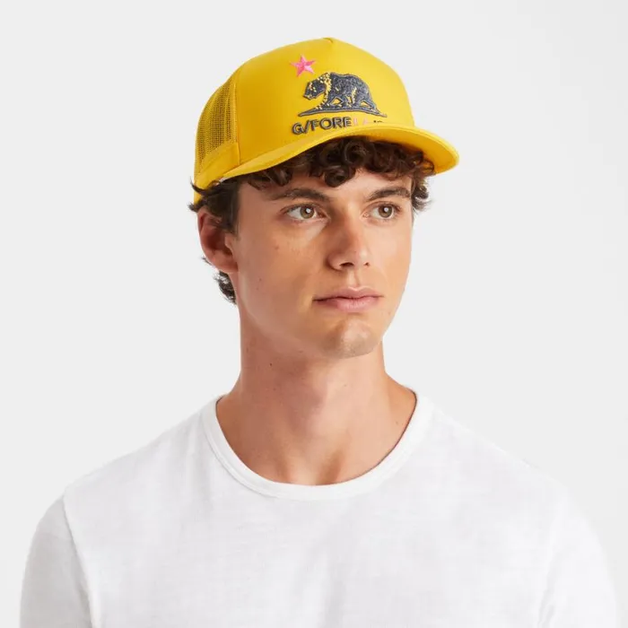 Hats MenWomen GFORE CALIFORNIA INTERLOCK KNIT TRUCKER HAT Fly Hats MenWomen GFORE CALIFORNIA INTERLOCK KNIT TRUCKER HAT Fly