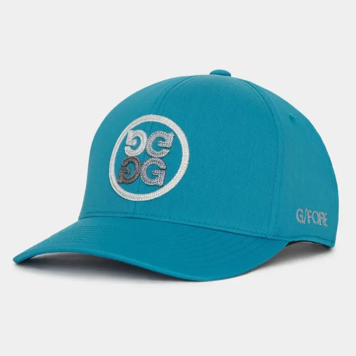 Hats MenWomen GFORE CIRCLE G039S STRETCH TWILL SNAPBACK HAT Petrol