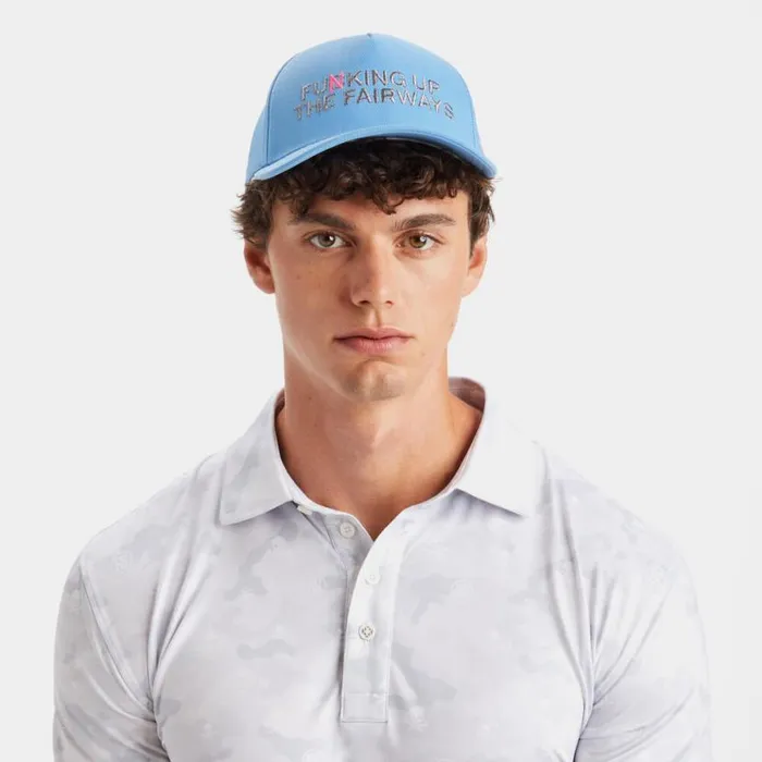 Hats MenWomen GFORE FUNKING UP THE FAIRWAYS STRETCH TWILL SNAPBACK HAT Cielo Hats MenWomen GFORE FUNKING UP THE FAIRWAYS STRETCH TWILL SNAPBACK HAT Cielo