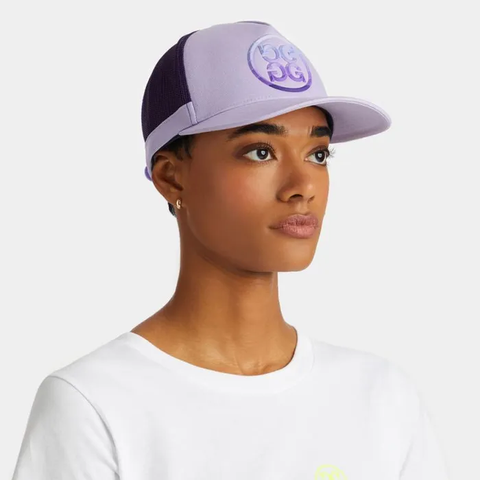 Hats MenWomen GFORE GRADIENT CIRCLE G039S COTTON TWILL TRUCKER HAT Aura Hats MenWomen GFORE GRADIENT CIRCLE G039S COTTON TWILL TRUCKER HAT Aura