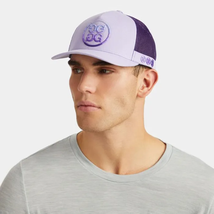 Hats MenWomen GFORE GRADIENT CIRCLE G039S COTTON TWILL TRUCKER HAT Aura Hats MenWomen GFORE GRADIENT CIRCLE G039S COTTON TWILL TRUCKER HAT Aura