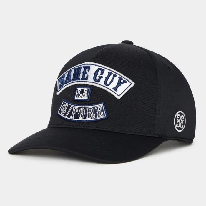 Hats MenWomen GFORE SAME GUY STRETCH TWILL SNAPBACK HAT Onyx