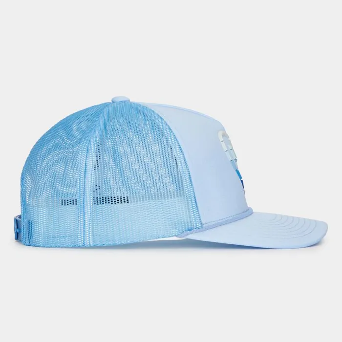 Hats MenWomen GFORE STRIPED HEART G039S INTERLOCK KNIT TRUCKER HAT Sky Hats MenWomen GFORE STRIPED HEART G039S INTERLOCK KNIT TRUCKER HAT Sky