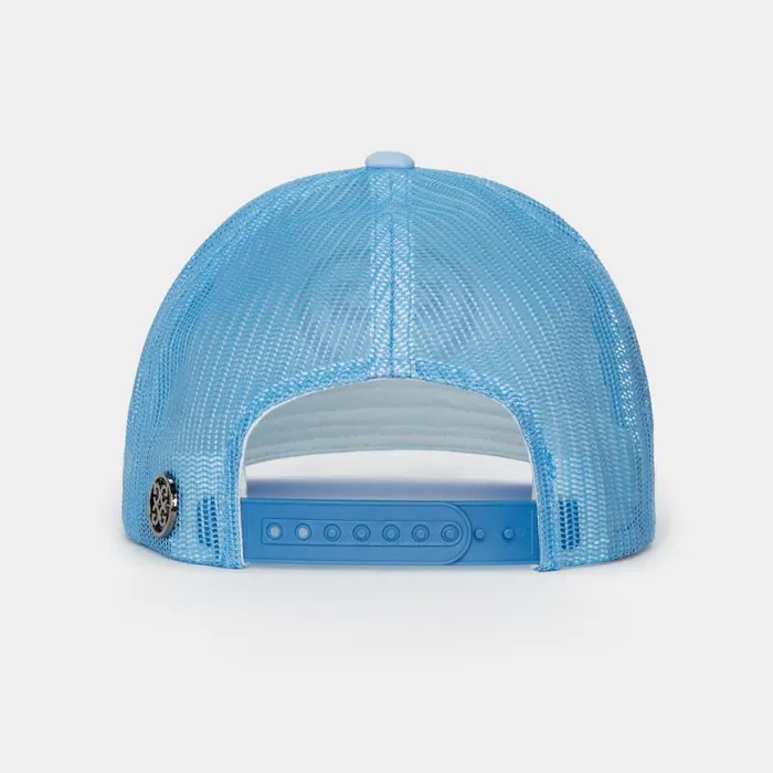 Hats MenWomen GFORE STRIPED HEART G039S INTERLOCK KNIT TRUCKER HAT Sky Hats MenWomen GFORE STRIPED HEART G039S INTERLOCK KNIT TRUCKER HAT Sky