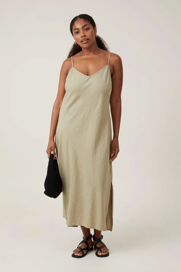 Haven Slip Midi Dress Desert Sage Women Cotton On Dresses