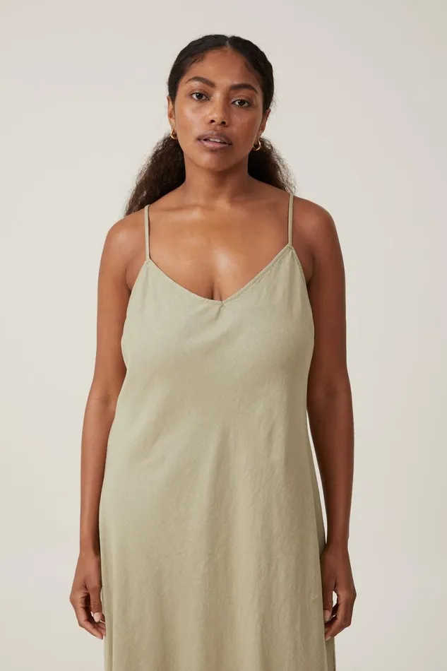 Haven Slip Midi Dress Desert Sage Women Cotton On Dresses