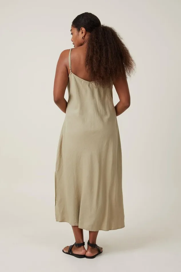 Haven Slip Midi Dress Desert Sage Women Cotton On Dresses