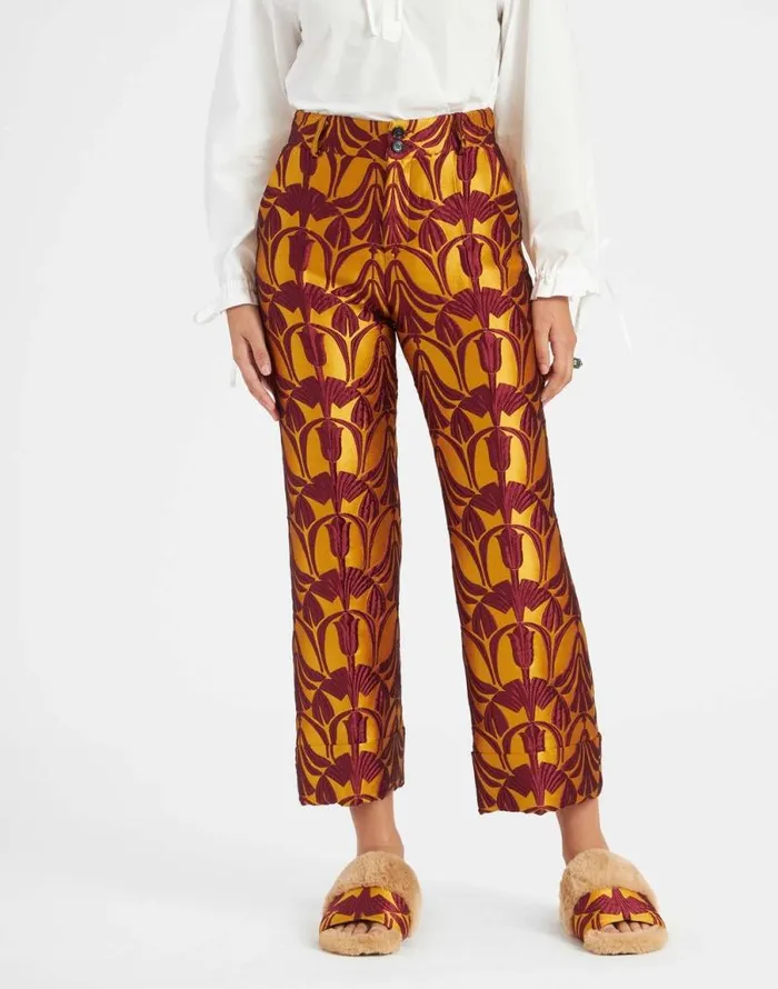 Hendrix Pants Papyrus Gold Women La Double J Shorts and Pants Hendrix Pants Papyrus Gold Women La Double J Shorts and Pants