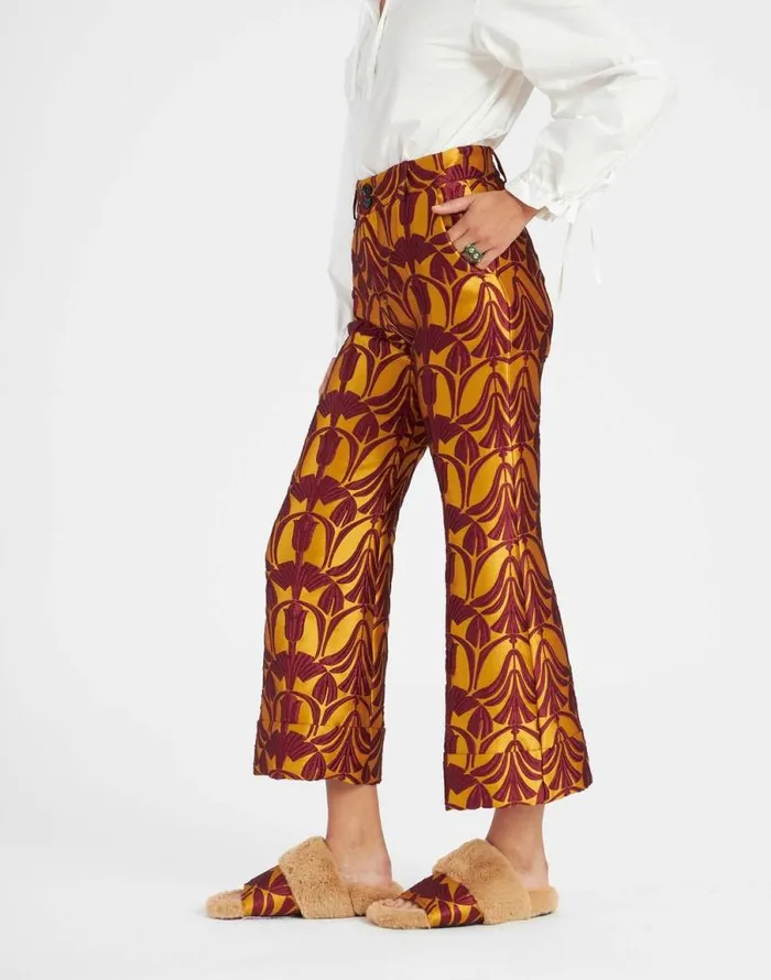 Hendrix Pants Papyrus Gold Women La Double J Shorts and Pants Hendrix Pants Papyrus Gold Women La Double J Shorts and Pants