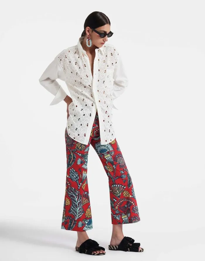 Hendrix Pants Sicomore Red Women La Double J Shorts and Pants Hendrix Pants Sicomore Red Women La Double J Shorts and Pants