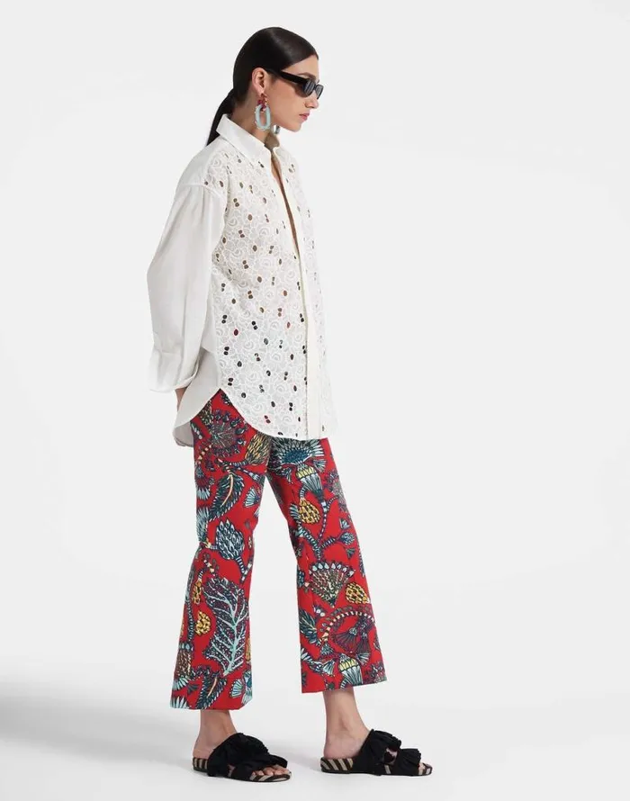 Hendrix Pants Sicomore Red Women La Double J Shorts and Pants Hendrix Pants Sicomore Red Women La Double J Shorts and Pants