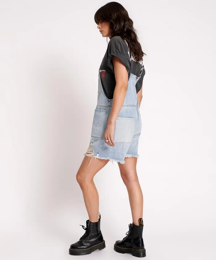 HENDRIXE PINI DENIM PLAYSUIT Women One Teaspoon Denim Jumpsuits HENDRIXE PINI DENIM PLAYSUIT Women One Teaspoon Denim Jumpsuits