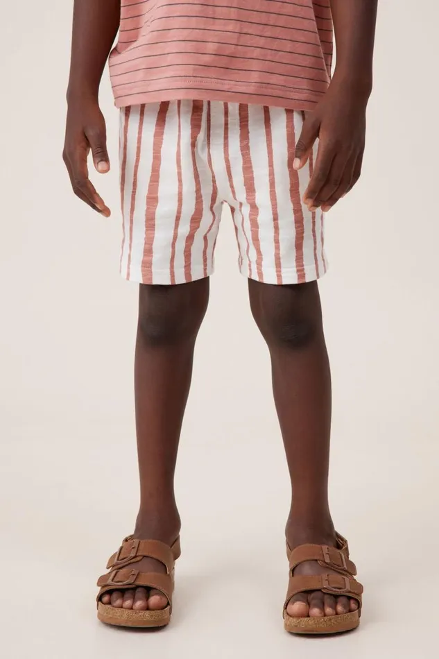 Hudson Slouch Short Vanillaclay Pigeon Stripe BoysGirls Cotton On Shorts Hudson Slouch Short Vanillaclay Pigeon Stripe BoysGirls Cotton On Shorts