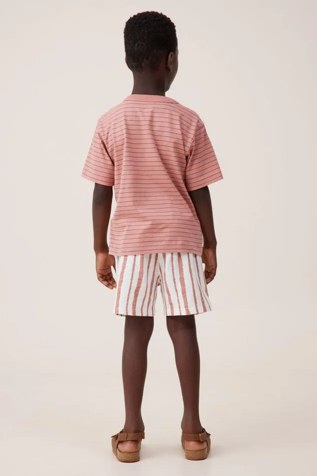 Hudson Slouch Short Vanillaclay Pigeon Stripe BoysGirls Cotton On Shorts Hudson Slouch Short Vanillaclay Pigeon Stripe BoysGirls Cotton On Shorts