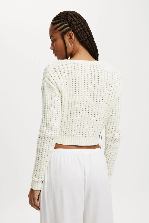 It S A Match Cardigan Ecru Women Cotton On Sweaters and Cardigans