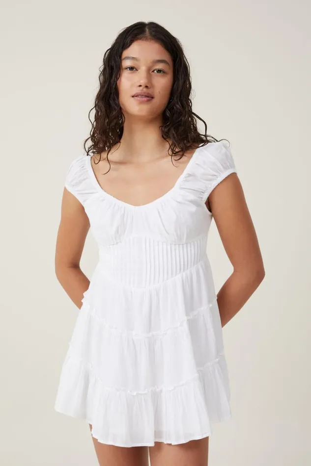 Ivy Corset Mini Dress White Women Cotton On Dresses