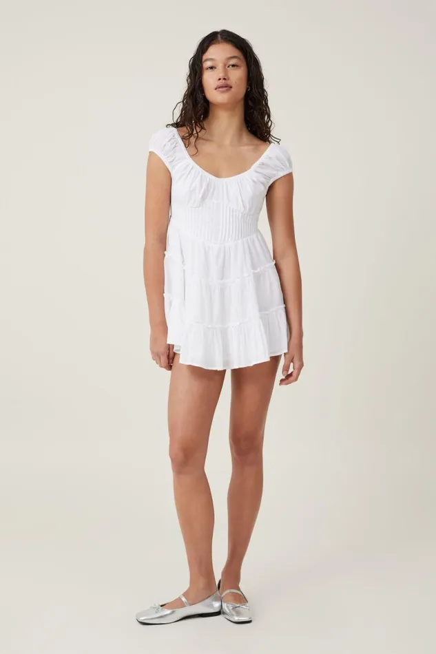 Ivy Corset Mini Dress White Women Cotton On Dresses
